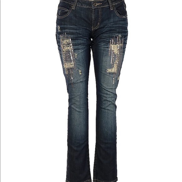 Flare Leg Skinny Jeans - Picture 7 of 7